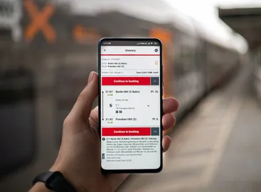 Train ticket mobile app